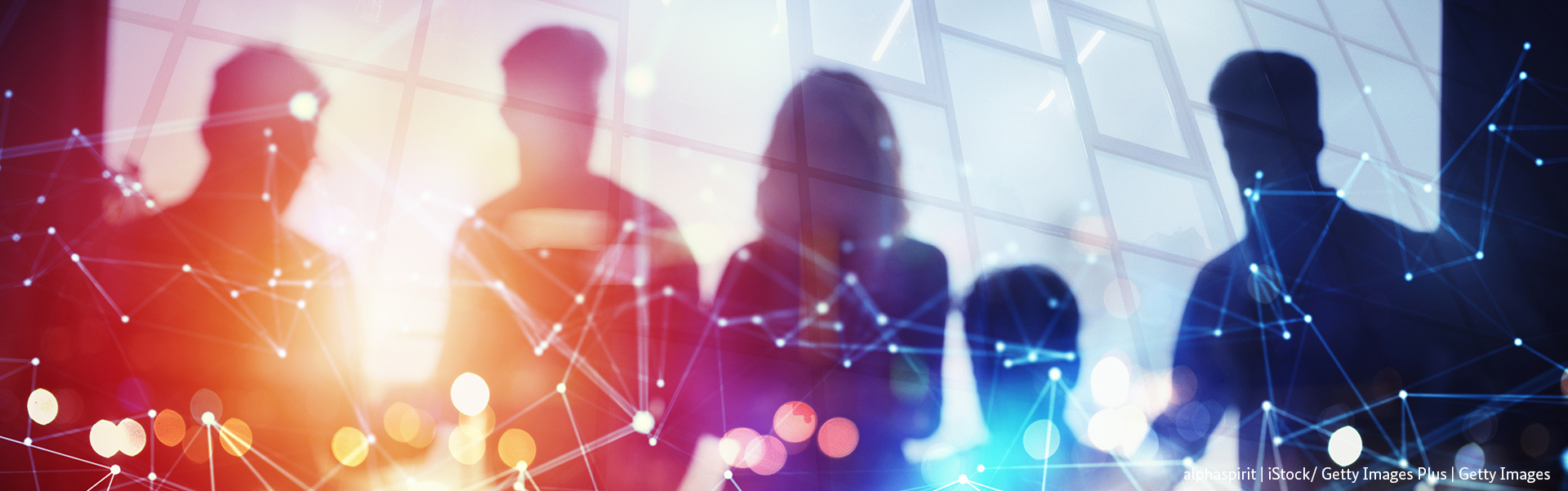 Specialist Networks disk-based network with people behind it