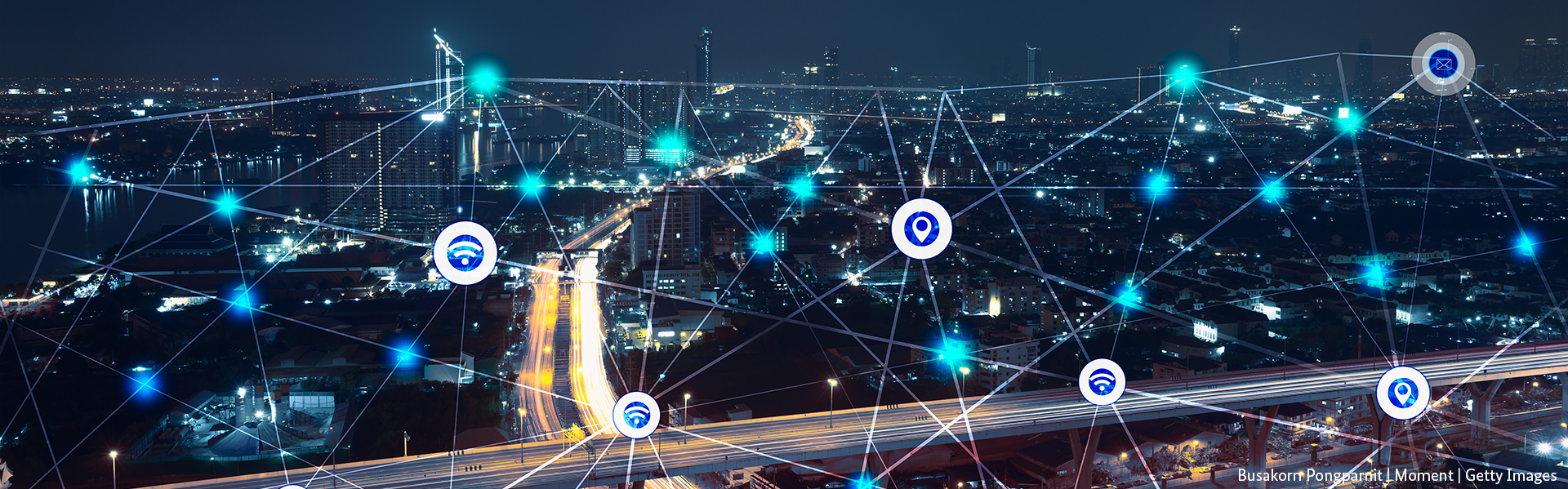 Municipal Coordination Committee Autobahn mit Datennetz Hintergrund