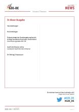 Deckblatt GDI-DE News 06-2021