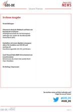 Deckblatt GDI-DE News